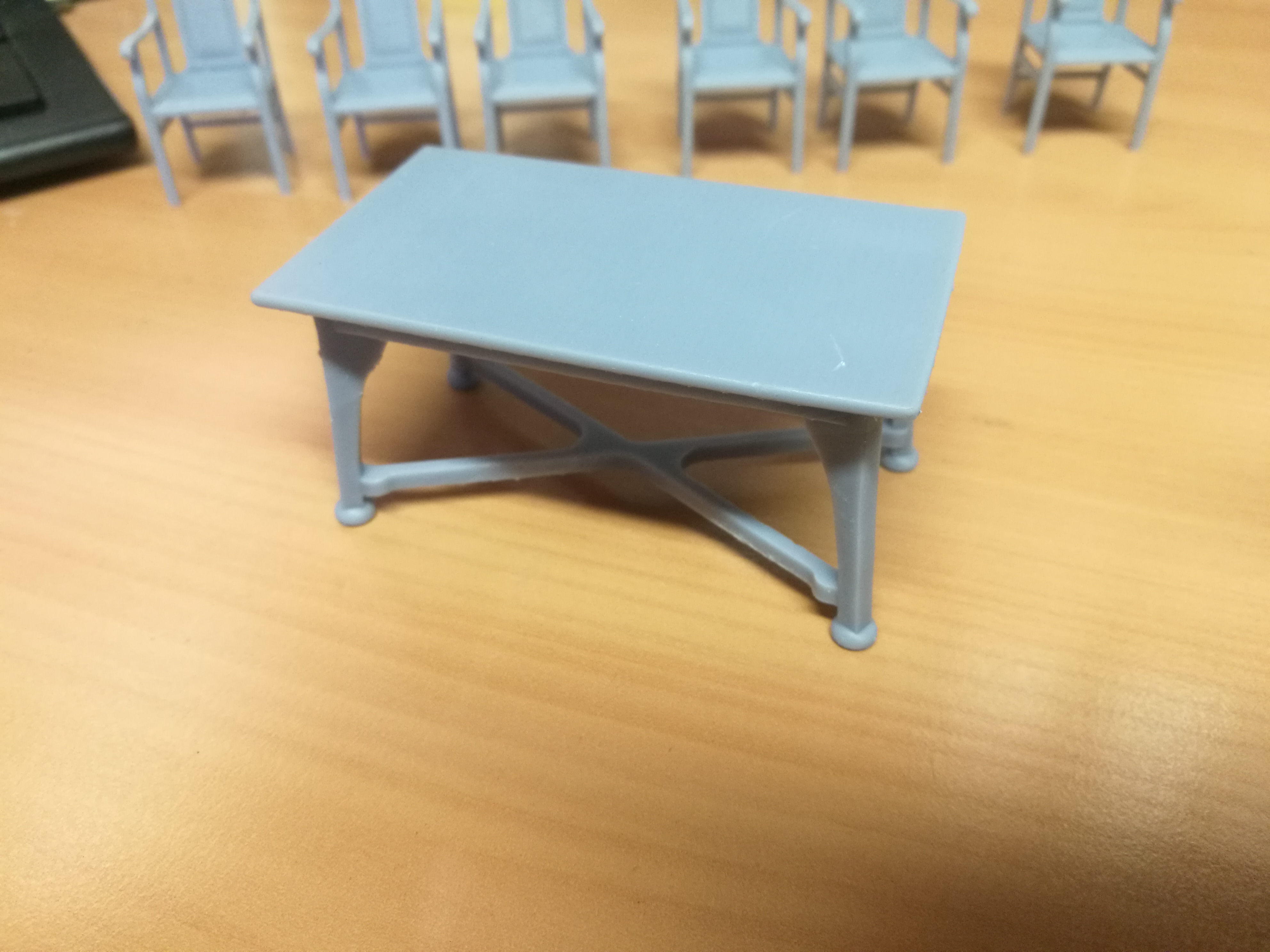 Jugendstil 6 Sessel + 1 Tisch