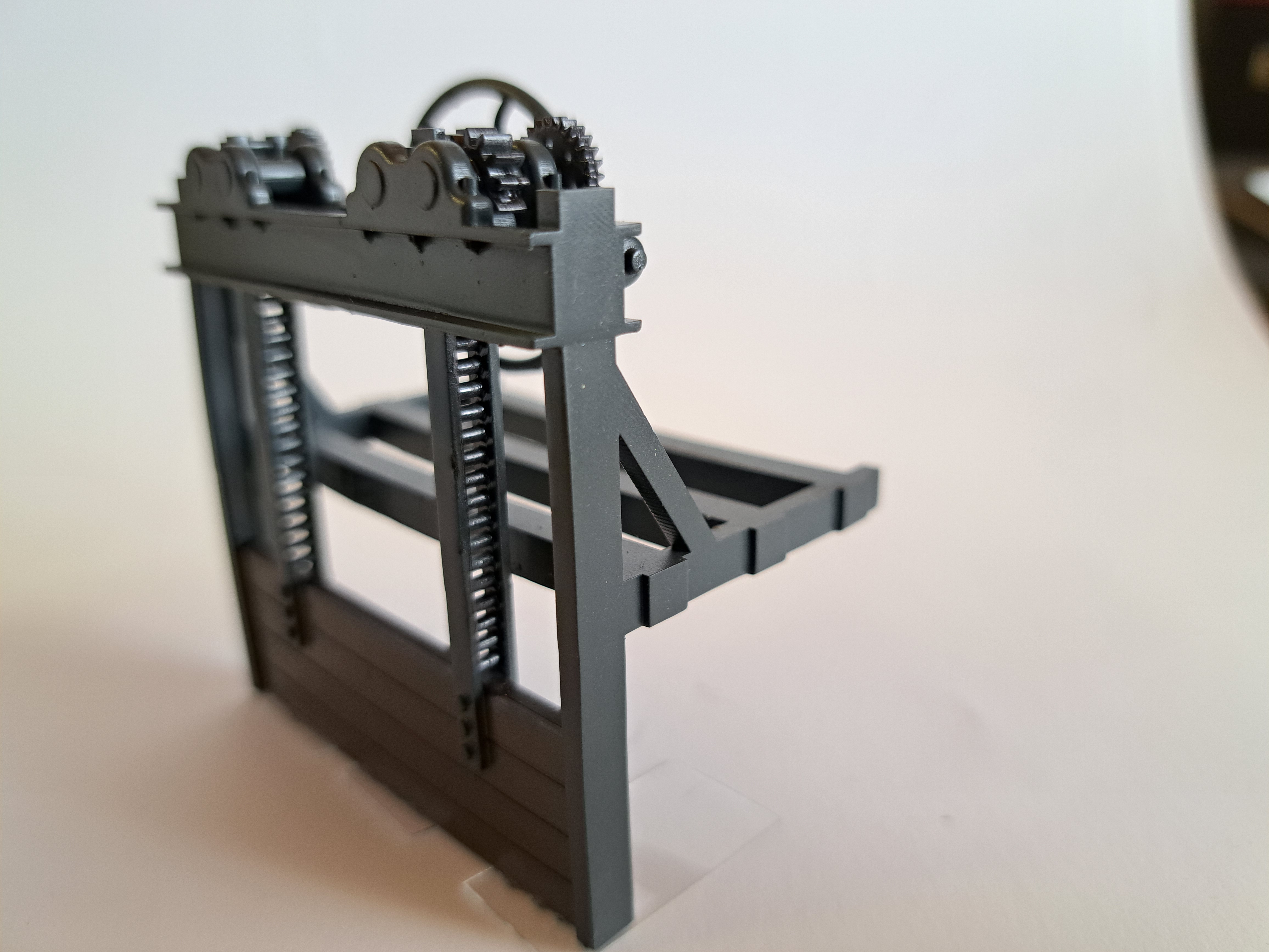 Wasserwehr, Rad mittig