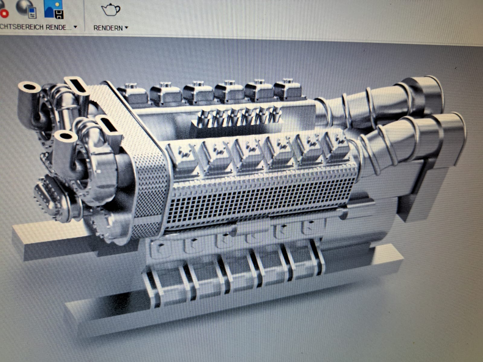 Motor-Kulisse Taigatrommel (BR120 DR)