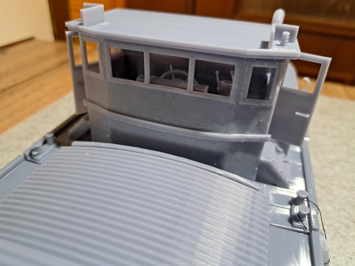 Binnschiff / Kahn verlängerte Ausführung