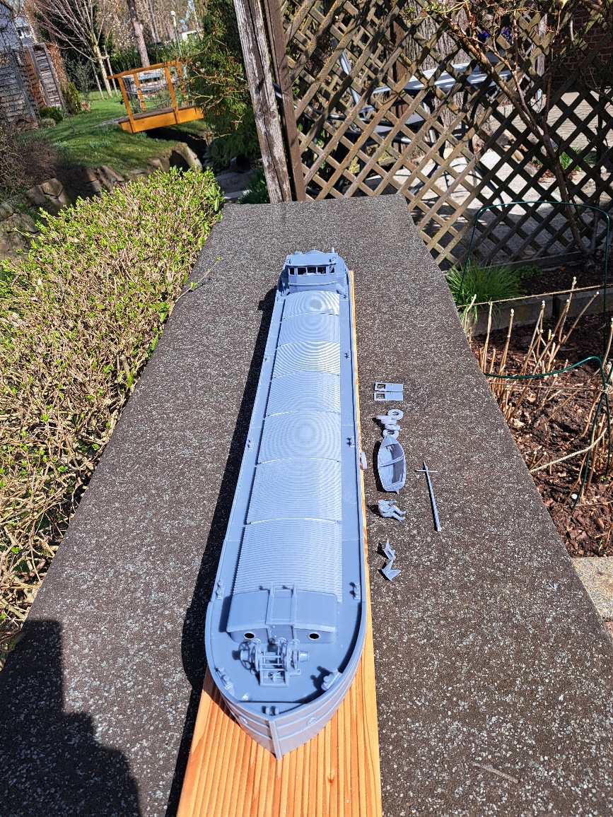 Binnschiff / Kahn verlängerte Ausführung