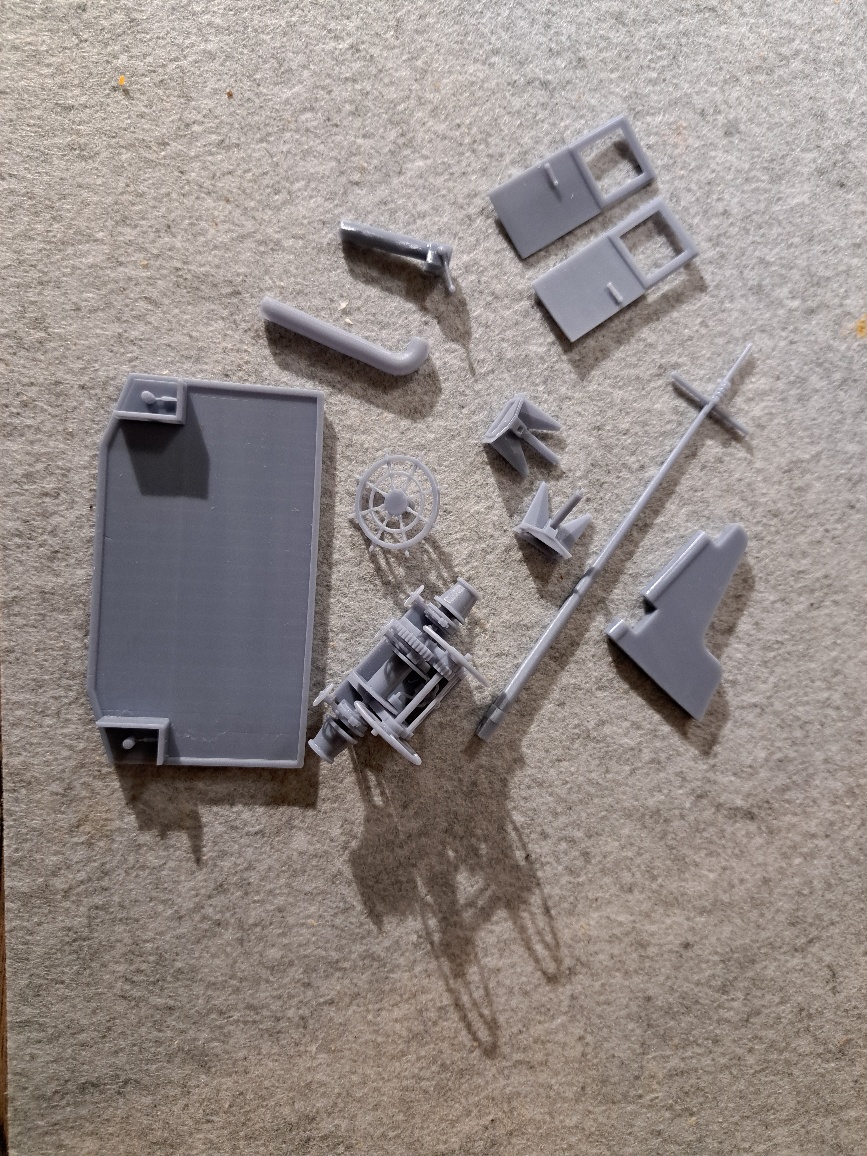 Binnschiff / Kahn verlängerte Ausführung