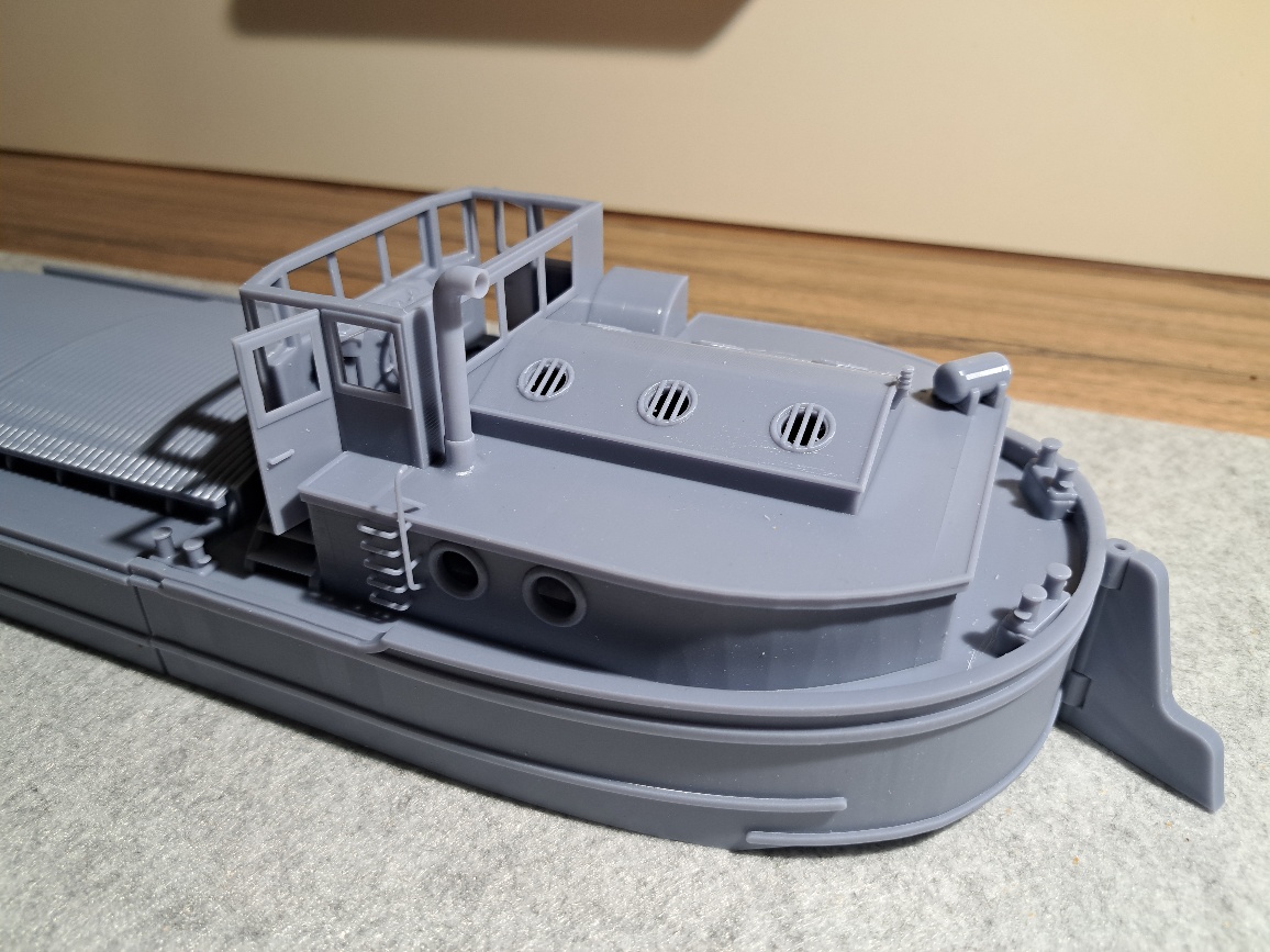 Binnschiff / Kahn verlängerte Ausführung