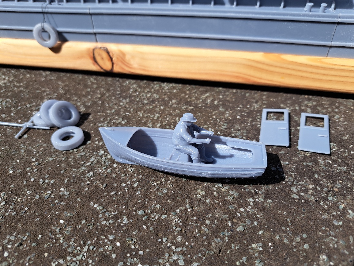 Binnschiff / Kahn verlängerte Ausführung