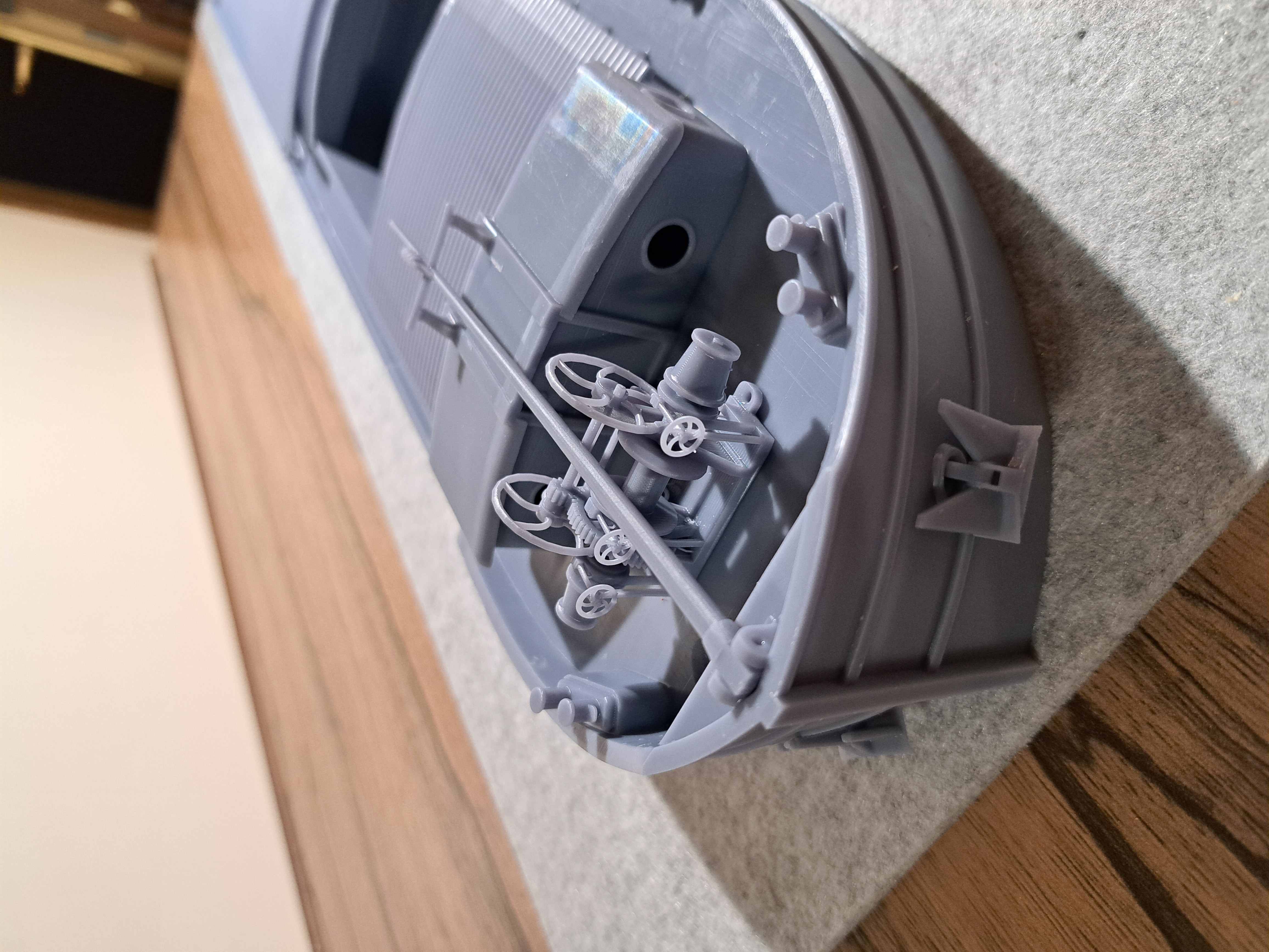 Binnschiff / Kahn verlängerte Ausführung